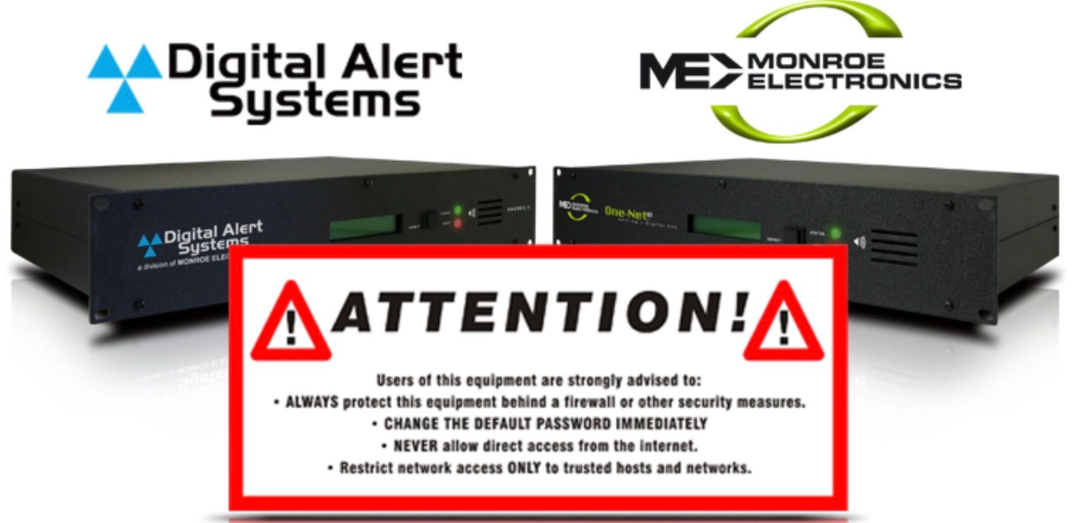Emergency Alert Hardware Vulnerability
